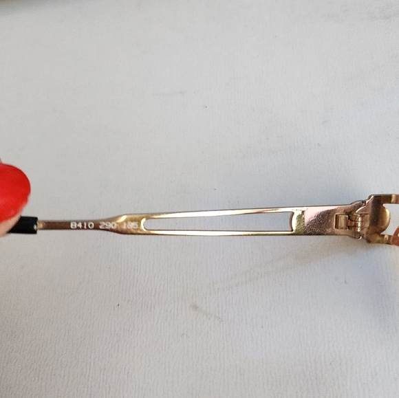 PALOMA PICASSO x VINTAGE 8410 290 Gold rim glasses 90s round sunglasses - Picture 14 of 16